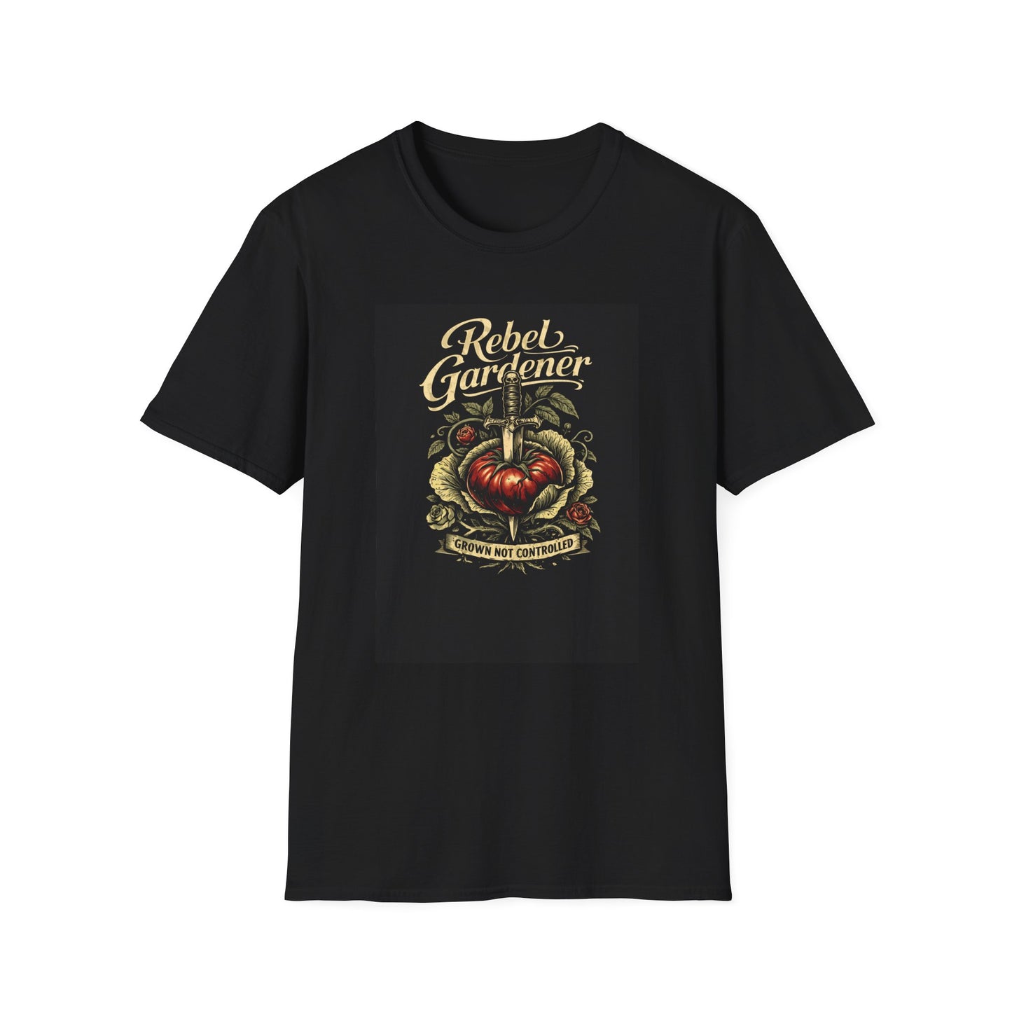 Rebel Gardener Cotton Tee — Grown Not Controlled